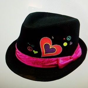 Kids Adorable Heart Fedora by Milani